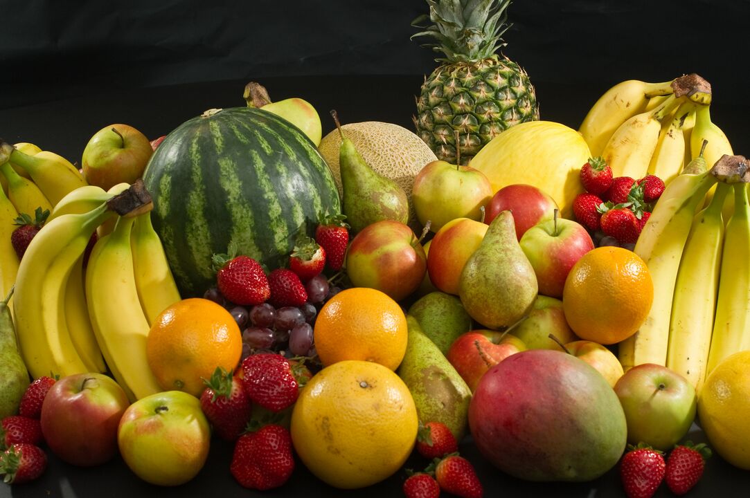 Früchte sind Träger von Vitaminkomplexen. 